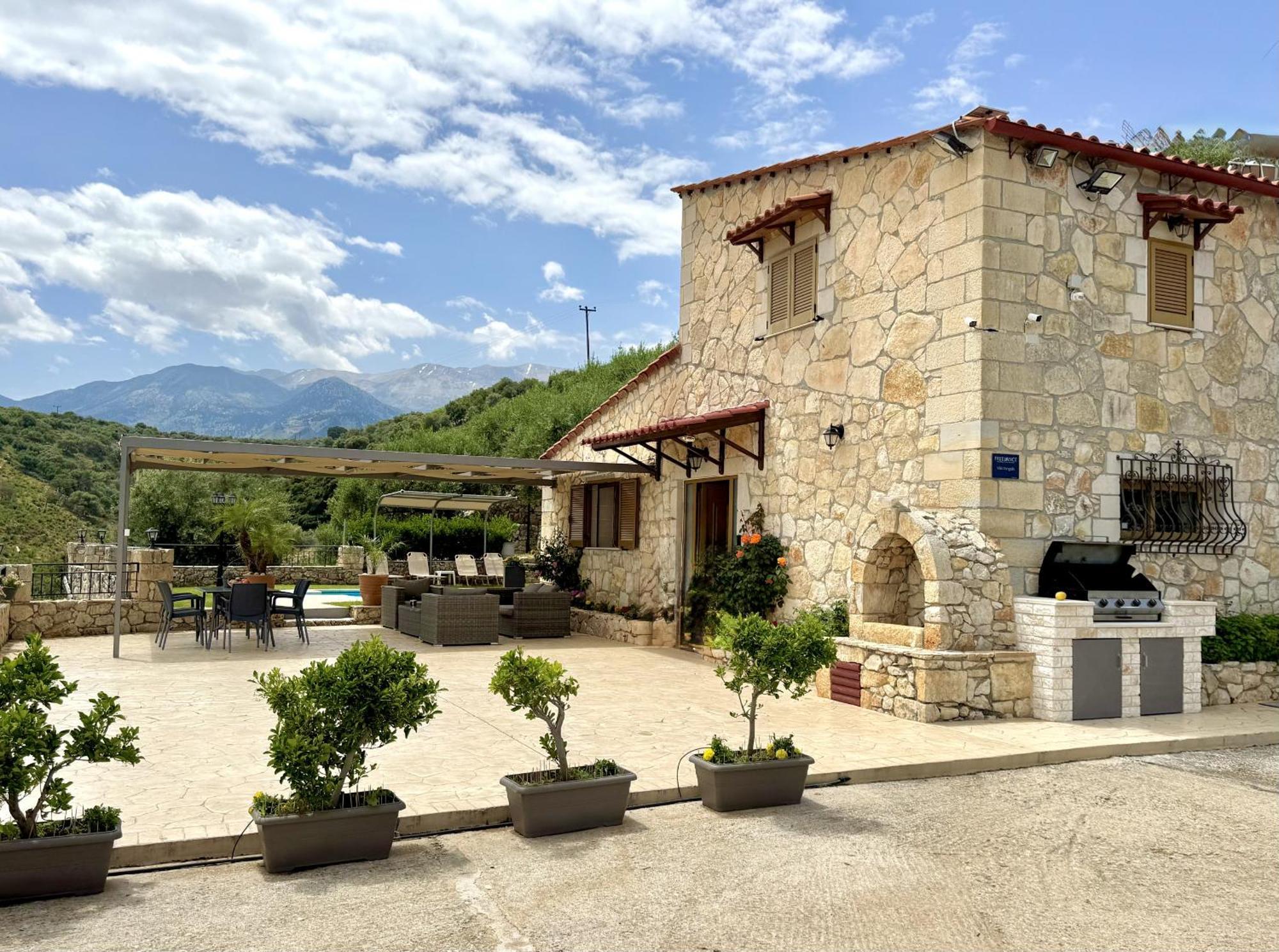Villa Vangelis Stylos Crete 萨门纳斯 外观 照片