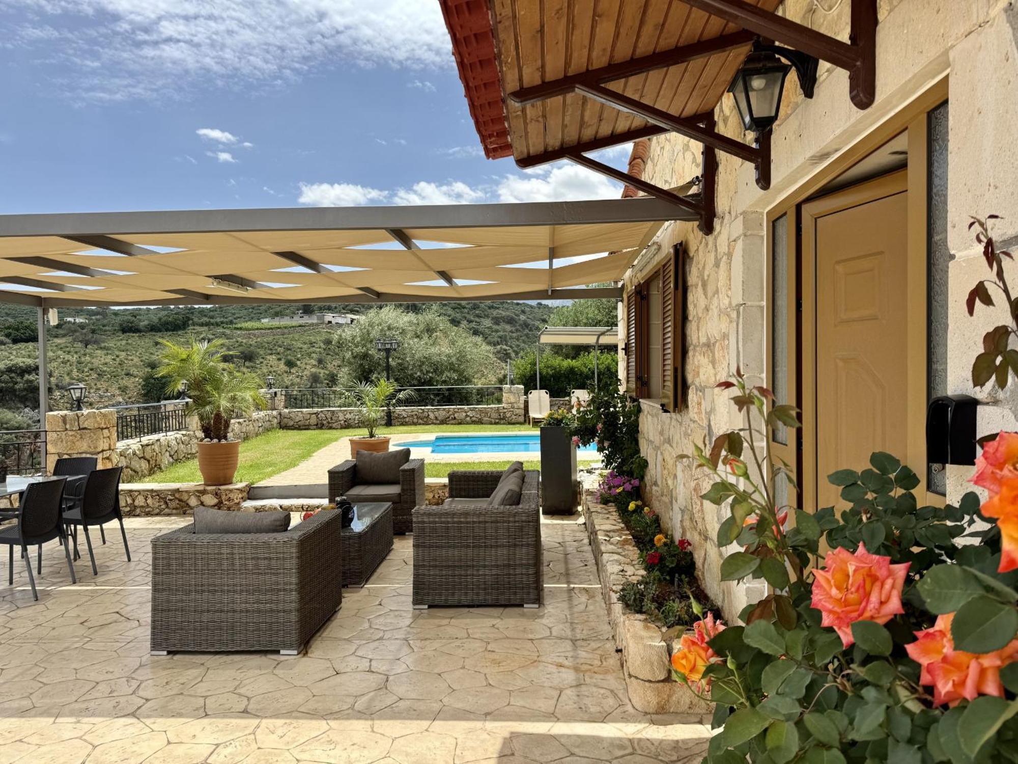 Villa Vangelis Stylos Crete 萨门纳斯 外观 照片